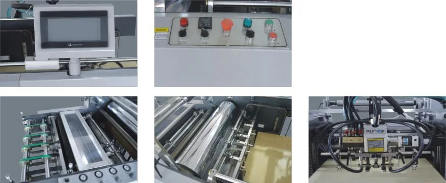 High Speed Laminator Flatbed Printer Cutting Coating Gluing Embossing Thermal Film Large Format Paperboard Laminating Machine (SAFM-1080)