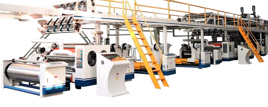 Corrugated Paperboard Production Line Carton Making Single Facer Electric Reel Roll Stand Corrugating Machine Packaging Line