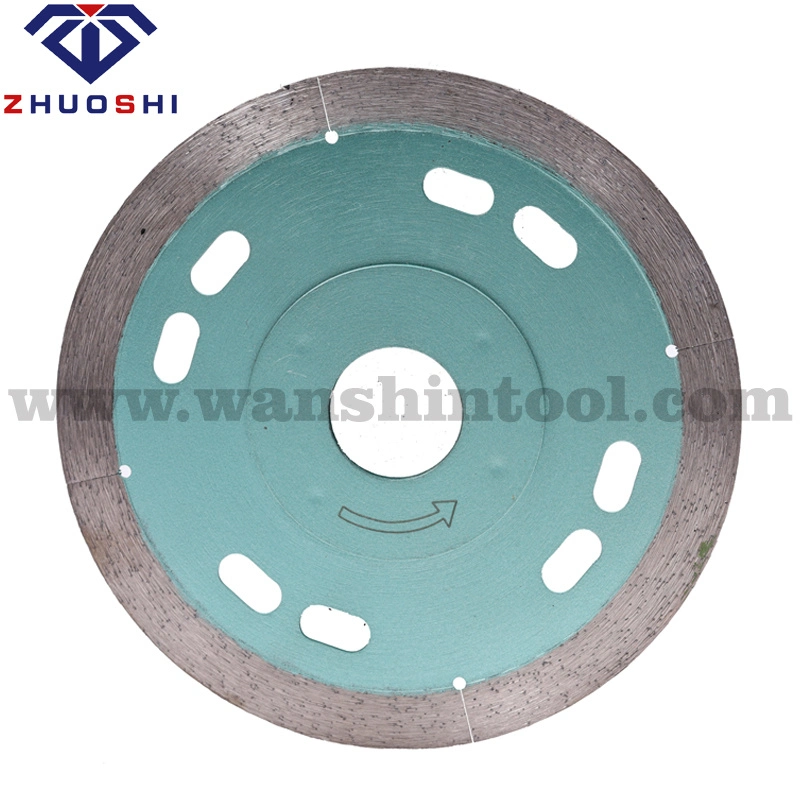 Diamond Tool Wet Cutting Disc Thin Turbo Segment Hand Cutter Diamond Saw Blade for Ceramic Porcelain