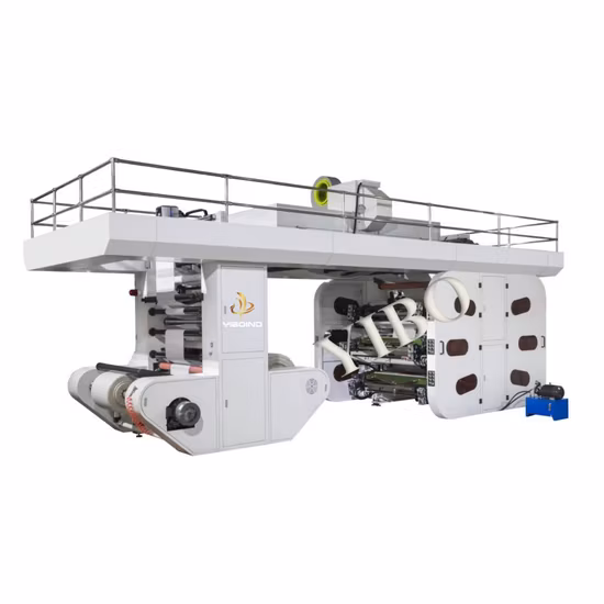 6 Color Central Drum Ci Flexo Printing Machine for Plastic/Paper/Non-Woven
