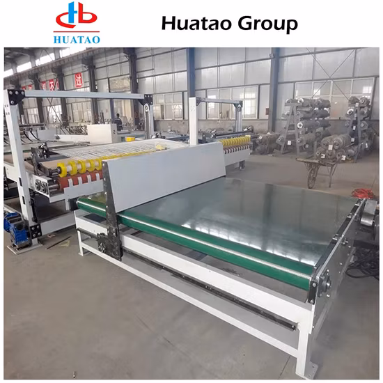 Huatao New Sheet Paper Board Corrugated Cardboard Basket Down Stacker with Cheap Price