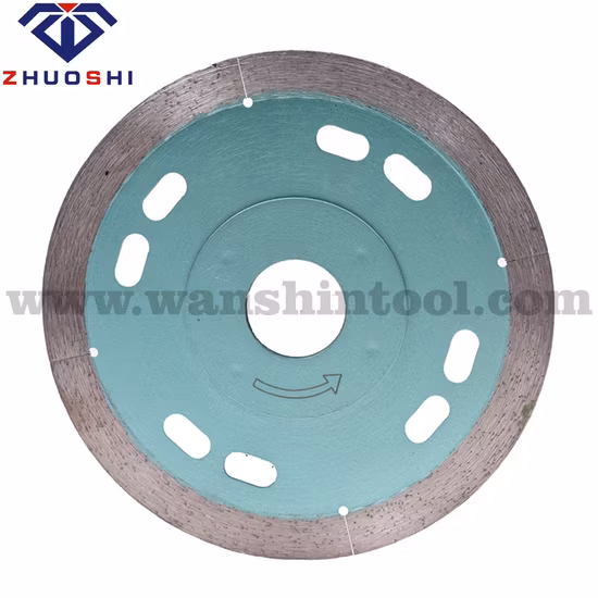 Diamond Tool Wet Cutting Disc Thin Turbo Segment Hand Cutter Diamond Saw Blade for Ceramic Porcelain
