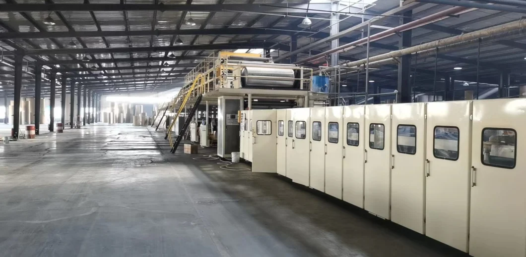 Single Facer 2 Layer Corrugated Cardboard Production Line, 2-Ply Corrugated Carton Line