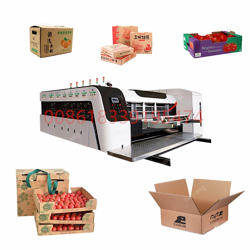 300PCS/Min Corrugated Cardboard Paperboard Carton Box Flexo Automatic Feeding Printer Rotary Slotter and Die Cutter