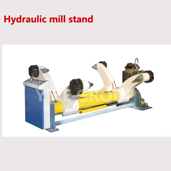 Corrugated Cardboard Hydraulic Shaftless Reel Paper Mill Roll Stand