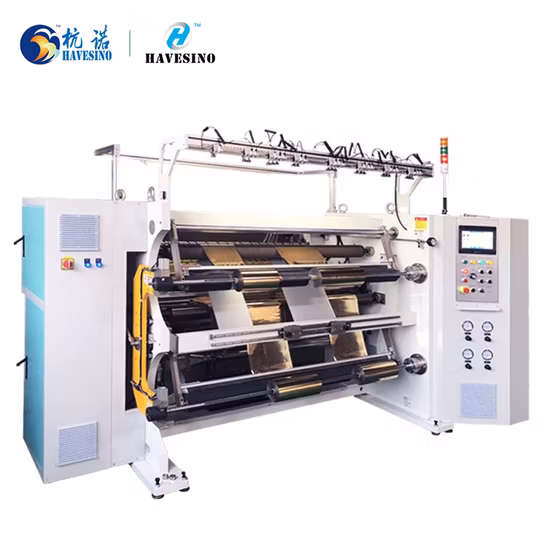 High Speed Laminated Paper BOPP, Pet, CPP, PVC, PE, Film Slitter Slitting Rewinding Machine for Craft /Thermal Paper, Sticker Paper, Adhesive Label Paper Stock