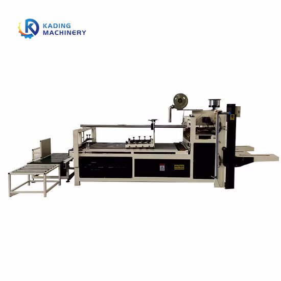 Semi-Automatic Carton Box Folder Gluer Machine Semi-Automatic Folder Gluer Machine for Boxes Cartons Paper Machine Carton Making Machine