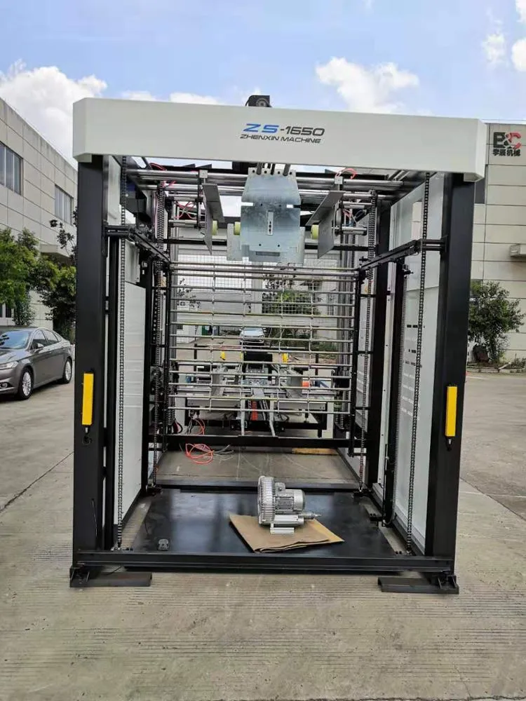 Paperboard to Corrugated Lowest Price Flip Flop Stacker Machine