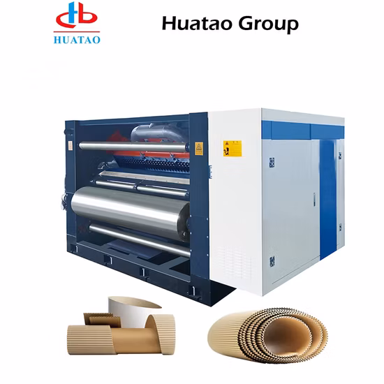 Huatao 1600-2500mm Width Corrugated Cardboard Production Cassette Type Single Facer with TUV
