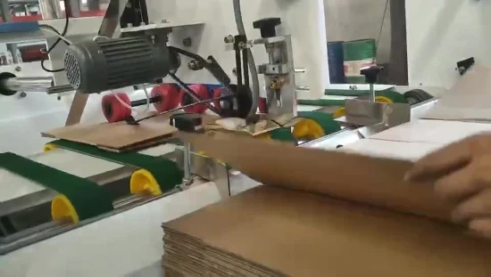 Multi Functional Semi Automatic Paperboard Straight-Line Box Folding Gluing Machine